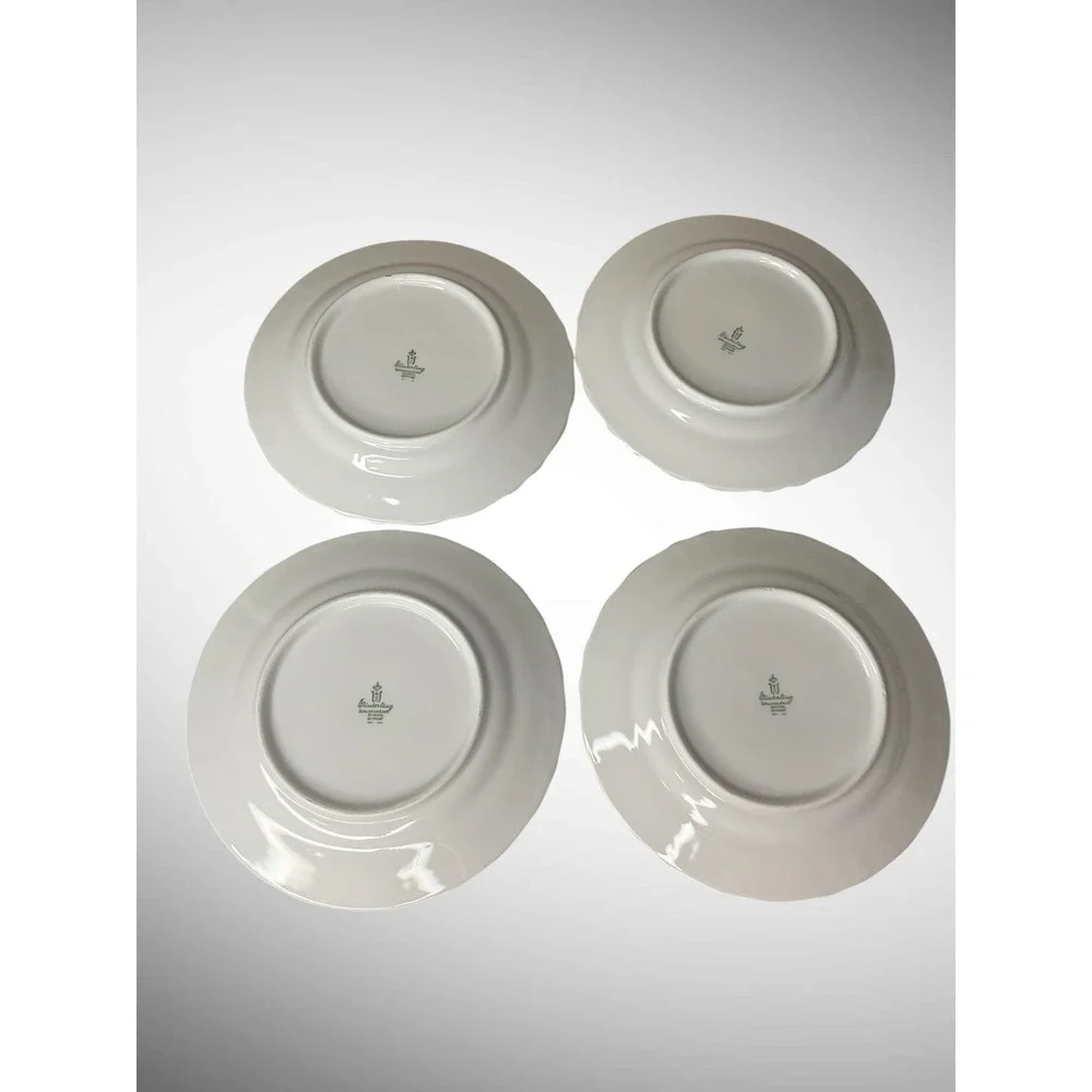 Set of 4 Vintage Winterling‎ Porcelain Dessert Plates Germany Bavaria